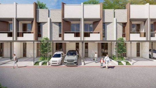 Penampakan perumahan di Cisauk, Winston Residence