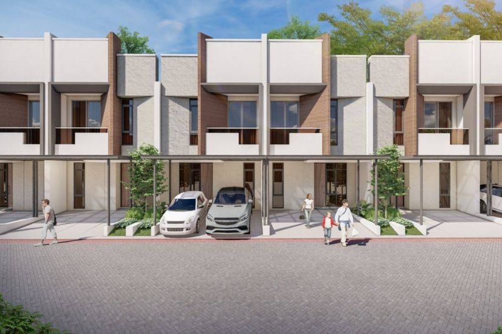 Penampakan perumahan di Cisauk, Winston Residence